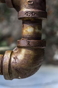 Discolored pipes are a common hidden plumbing problem
